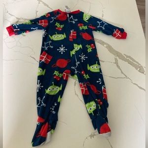 Baby toddler unisex boy Toy Story 4 Disney Pixar footie fleece pjs pajamas zip